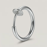 Zilveren nep piercings