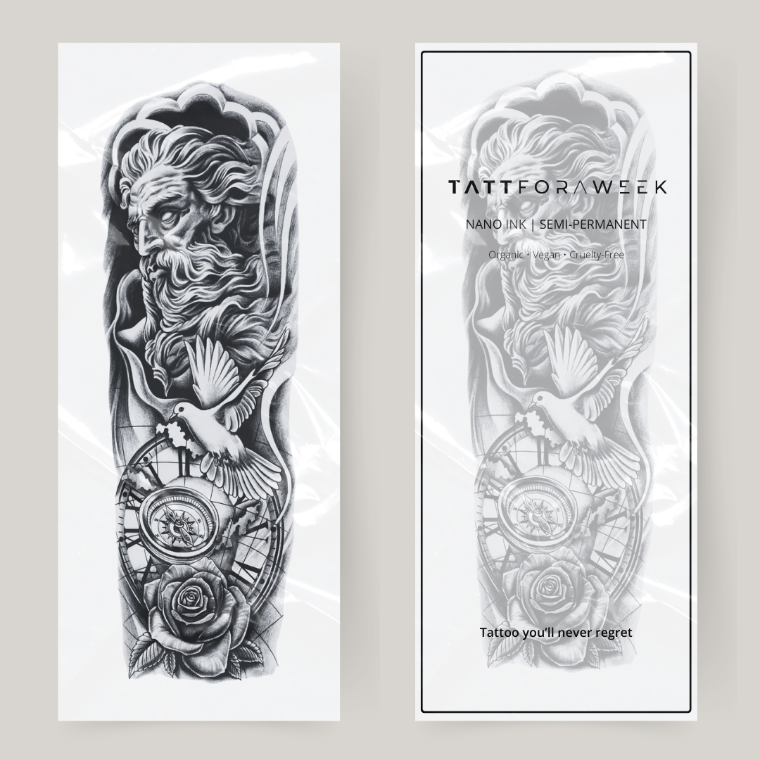 Nep tattoo sleeve neptunus
