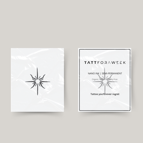 Tijdelijke tattoo ster