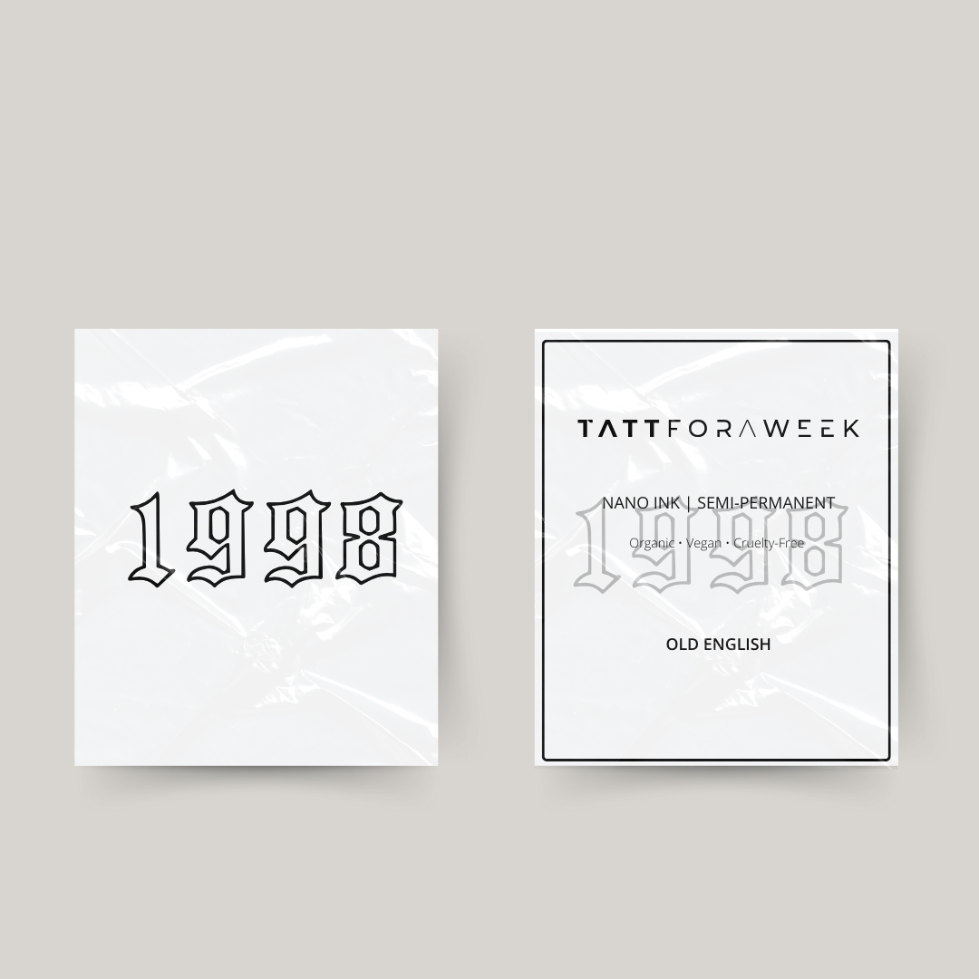Tijdelijke tattoo 1998