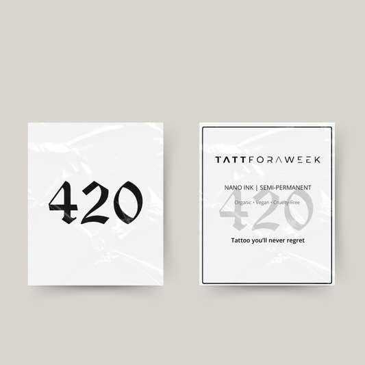 Tijdelijke tattoo 420