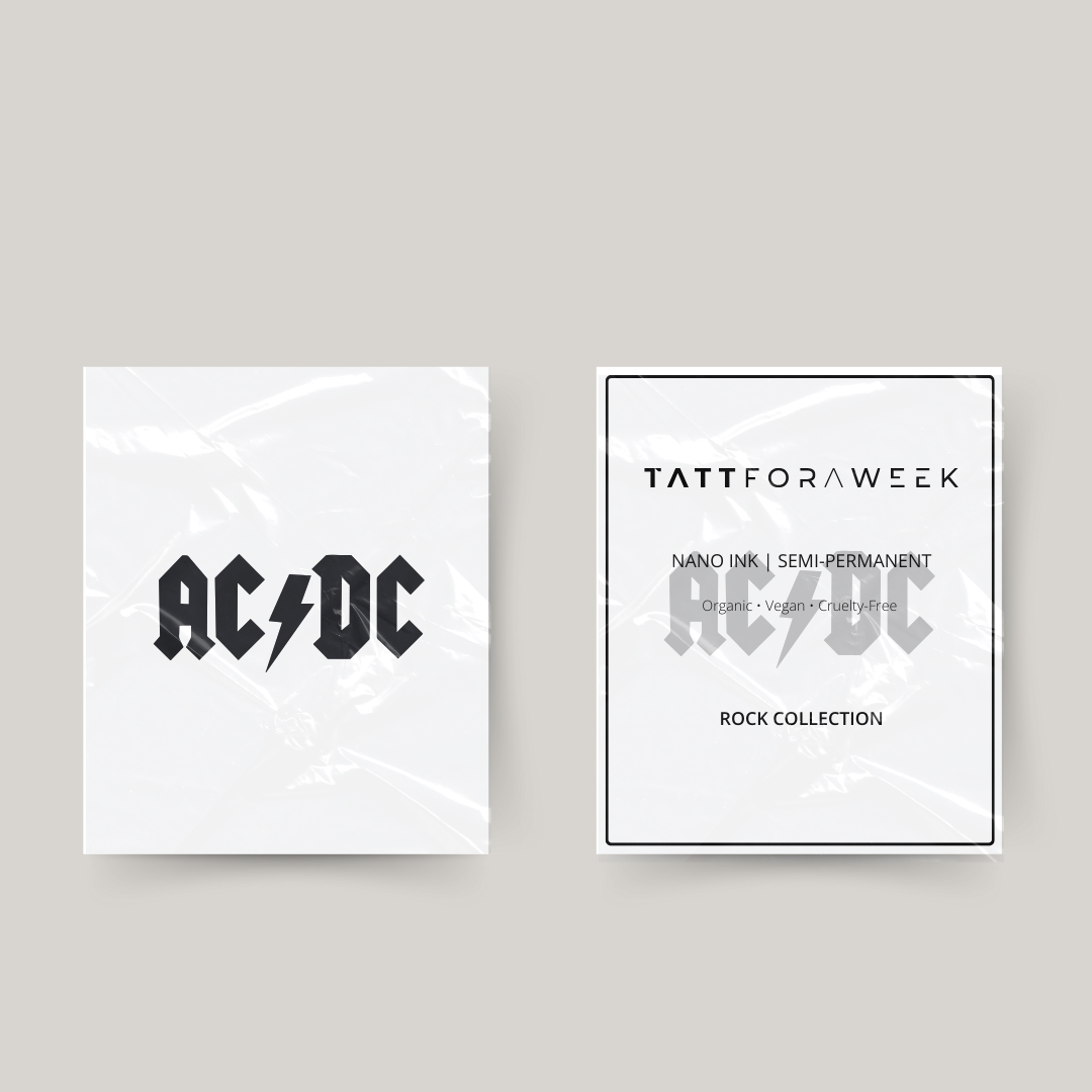 Tijdelijke tattoo ACDC