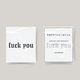 Tijdelijke tattoo fuck you