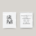 Tijdelijke tattoo girlpower