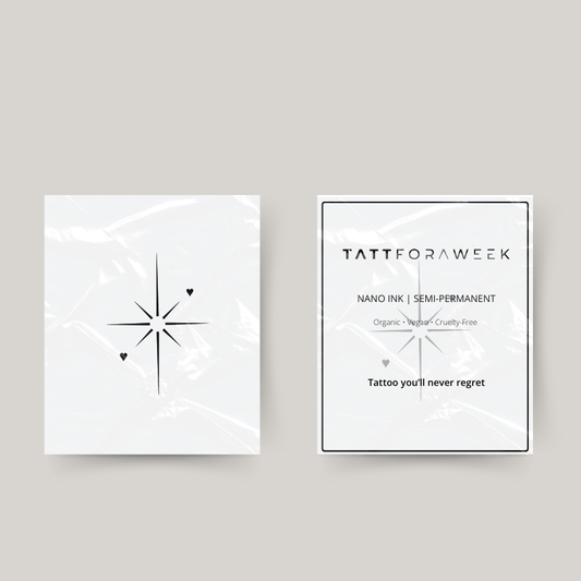 Tijdelijke tattoo poolster