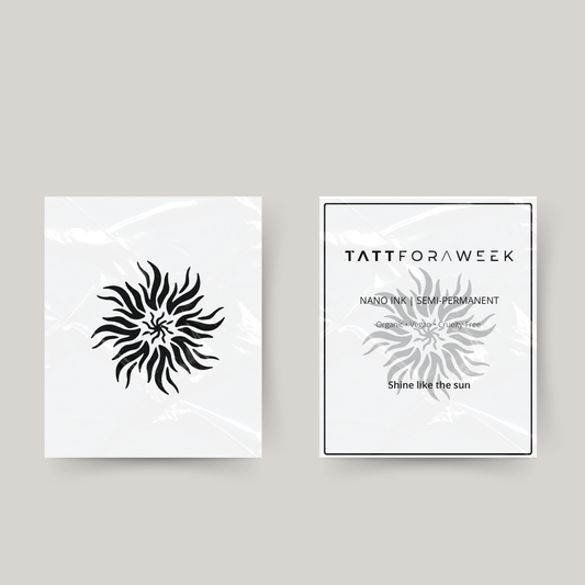 Tijdelijke tattoo zon I