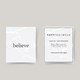 Tijdelijke tattoo believe