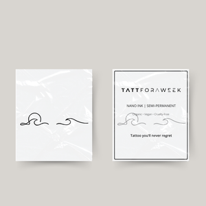 Tijdelijke tattoo sea