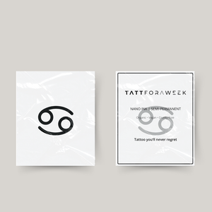 Tijdelijke tattoo kreeft