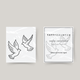 Tijdelijke tattoo vliegende vogels