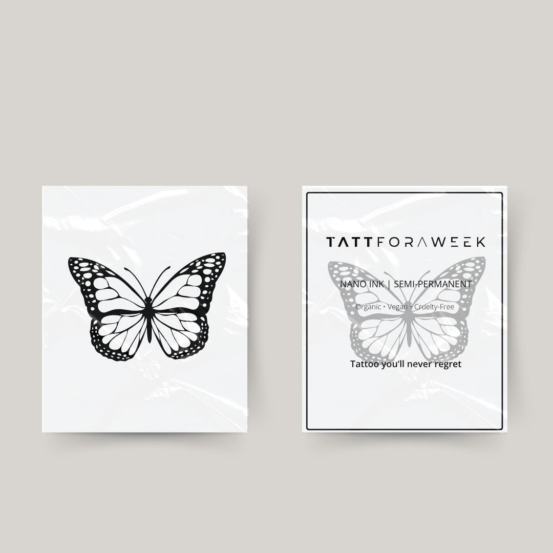 Tijdelijke tattoo vlinder