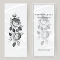 Grote nep tattoo bloeiende rozen
